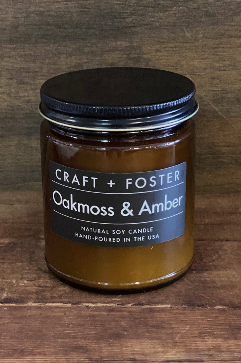 Candle "Oakmoss and Amber" by Craft + Foster