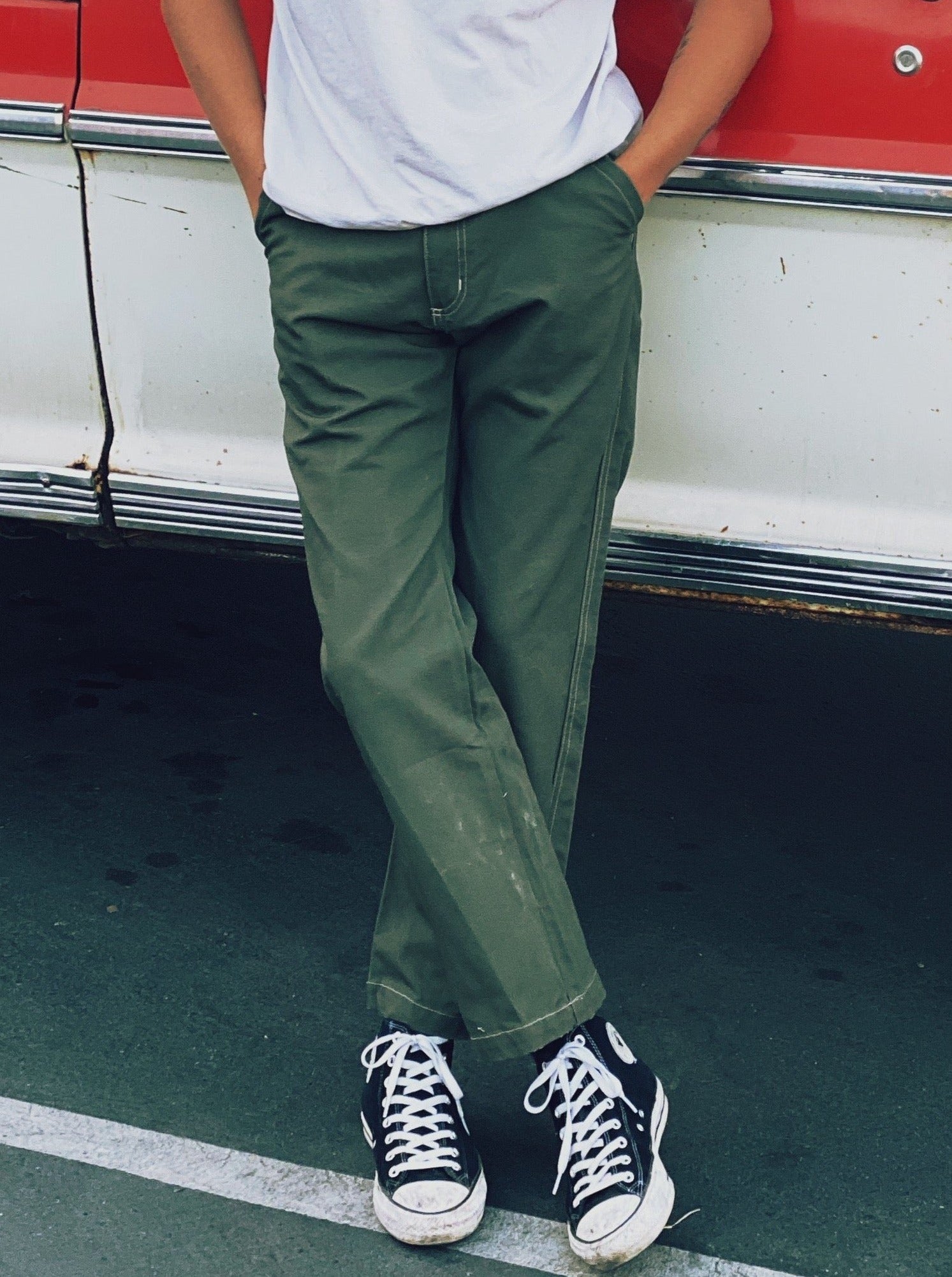 Canvas Pant "Malcolm" Green