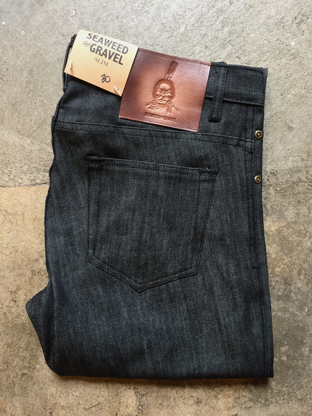 Denim S&G Mens Slim Jeans Black take 50% Off List Price