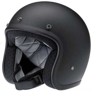 Helmet Bonanza Open Face Biltwell Flat Black