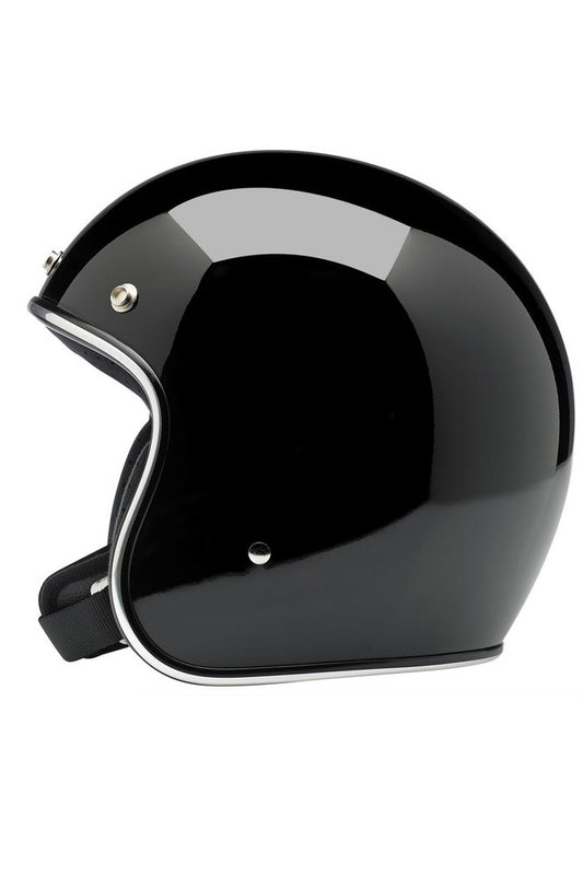 Helmet Bonanza Open Face Biltwell Gloss Black