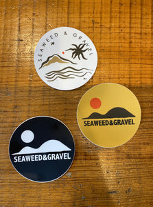 Stickers Deluxe Seaweed and Gravel